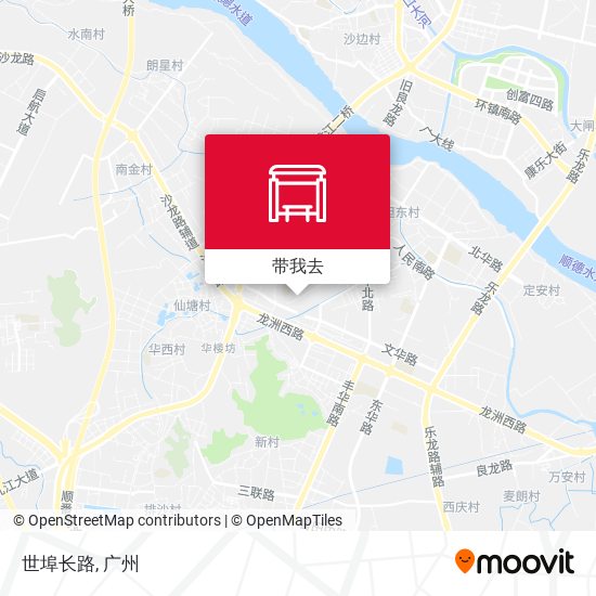 世埠长路地图
