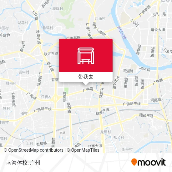 南海体校地图