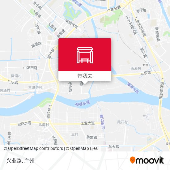 兴业路地图
