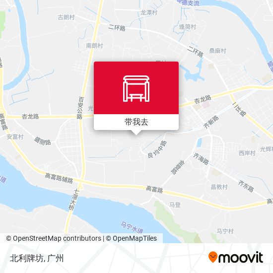 北利牌坊地图