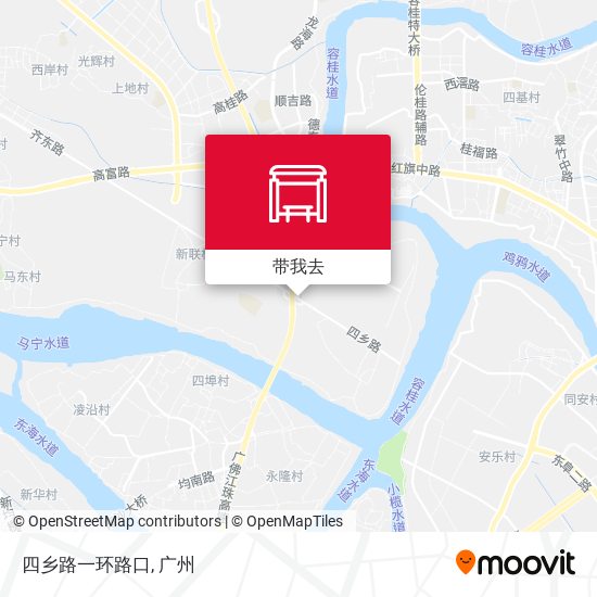 四乡路一环路口地图