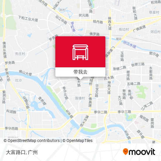 大富路口地图