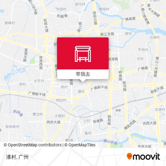 潘村地图