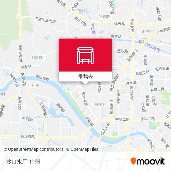 沙口水厂地图