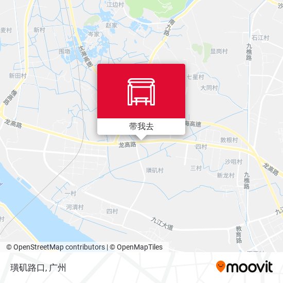 璜矶路口地图