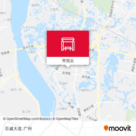 百威大道地图