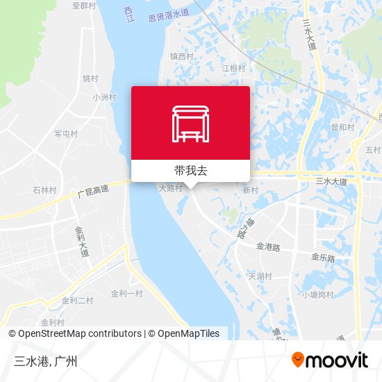 三水港地图