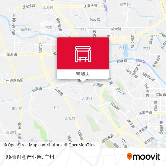 顺德创意产业园地图