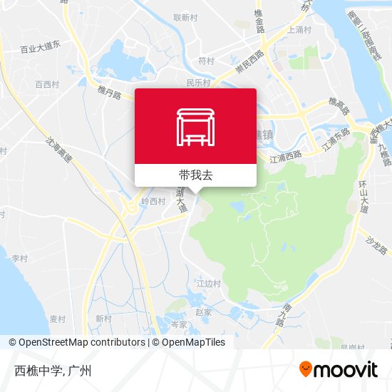 西樵中学地图