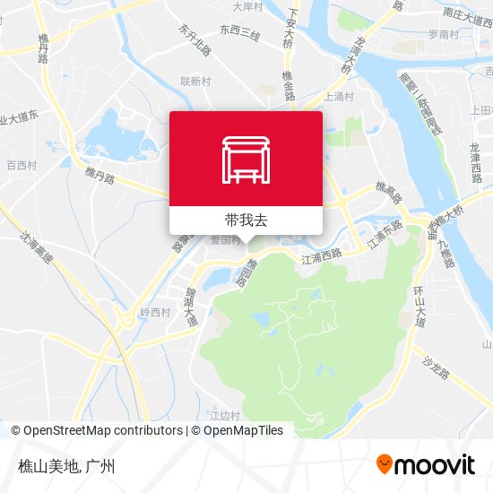 樵山美地地图