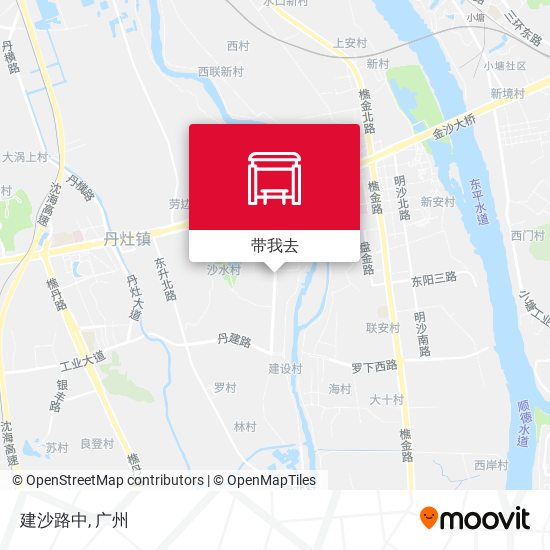 建沙路中地图