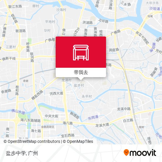 盐步中学地图