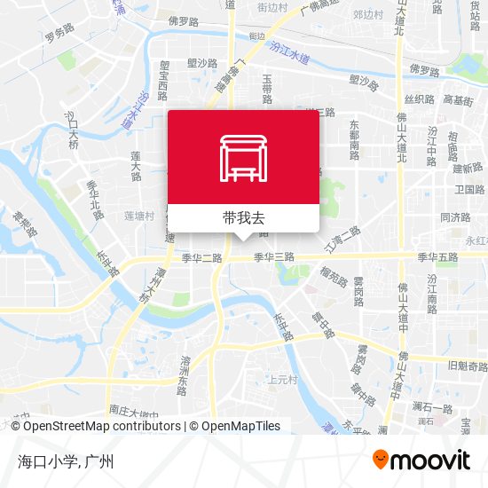 海口小学地图