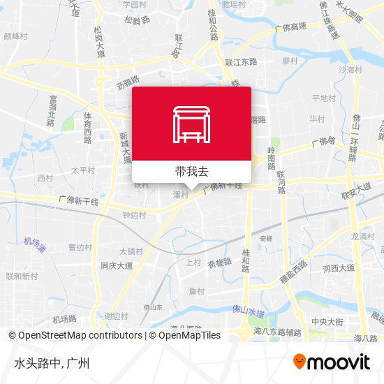 水头路中地图