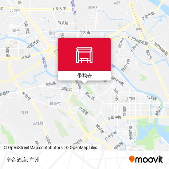 皇帝酒店地图