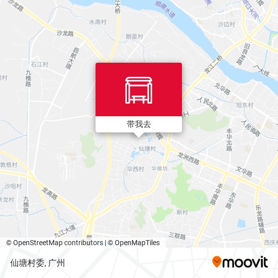 仙塘村委地图