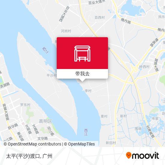 太平(平沙)渡口地图