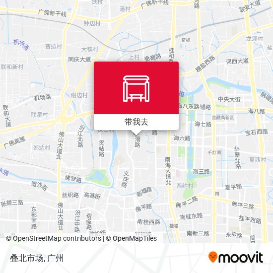叠北市场地图