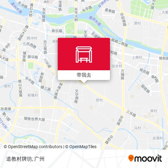 道教村牌坊地图