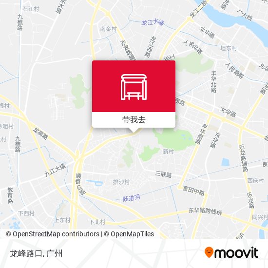 龙峰路口地图
