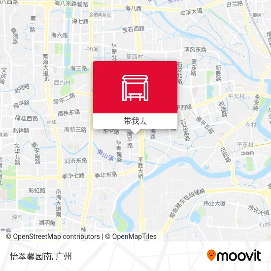 怡翠馨园南地图
