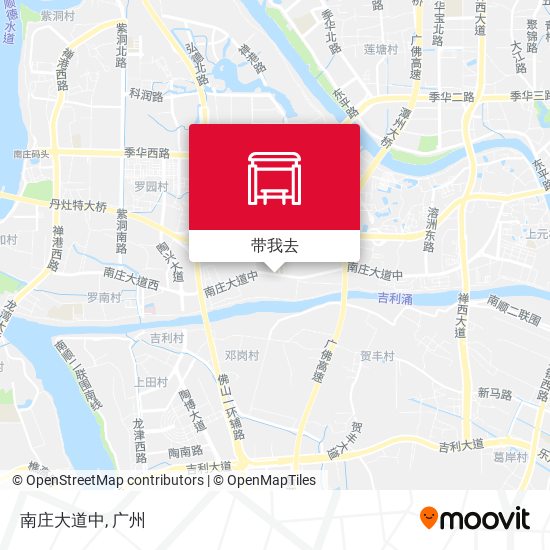 南庄大道中地图