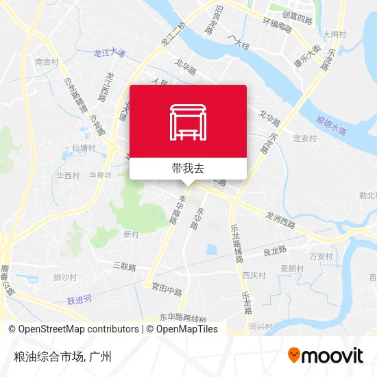 粮油综合市场地图