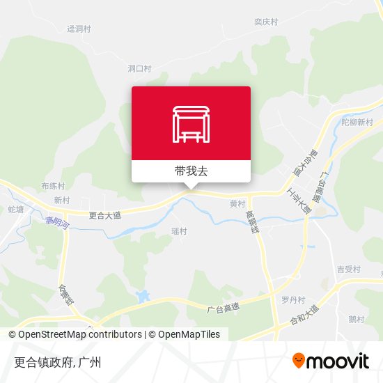 更合镇政府地图