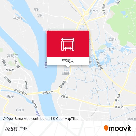 滘边村地图