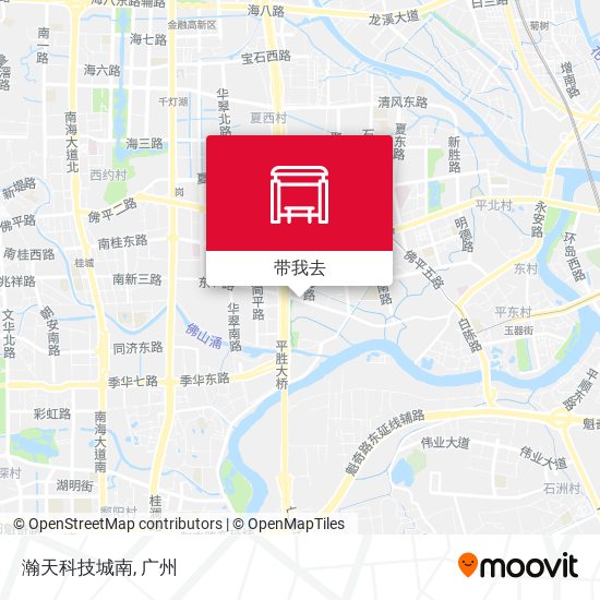 瀚天科技城南地图