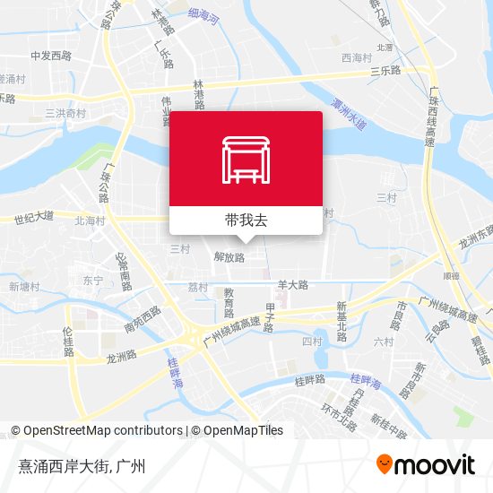 熹涌西岸大街地图