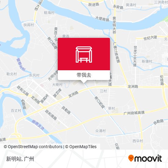 新明站地图