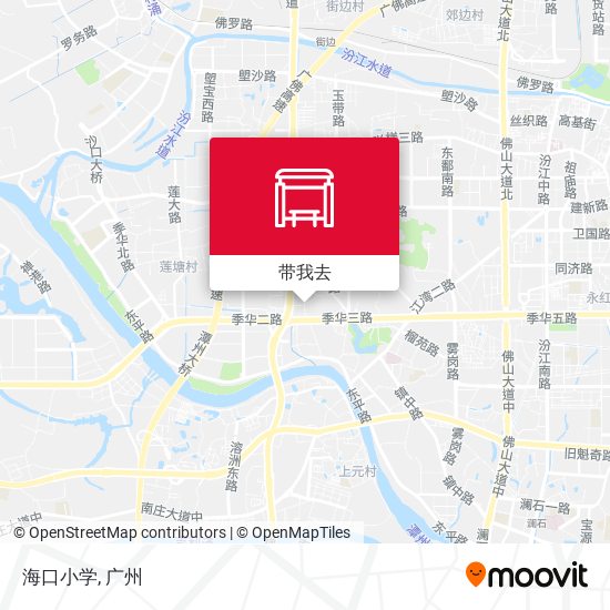 海口小学地图