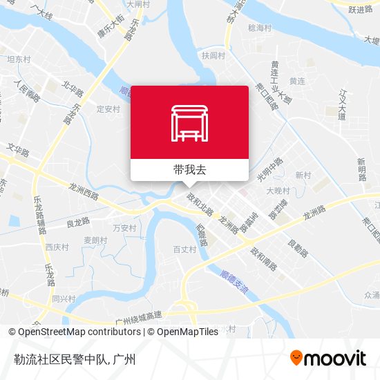 勒流社区民警中队地图