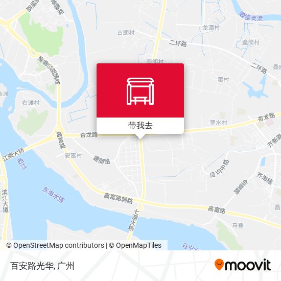 百安路光华地图