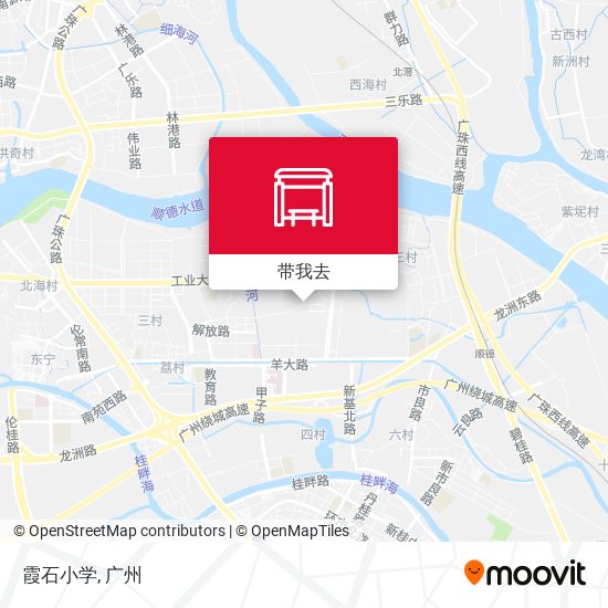 霞石小学地图