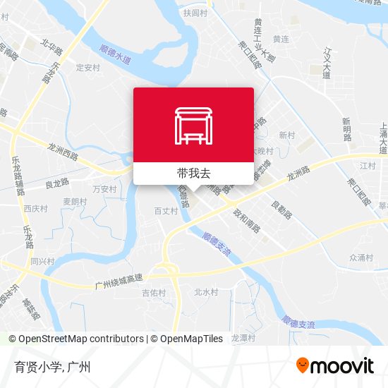 育贤小学地图