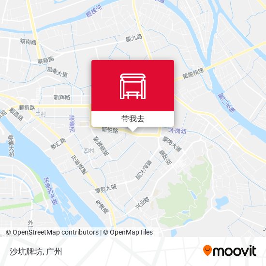 沙坑牌坊地图