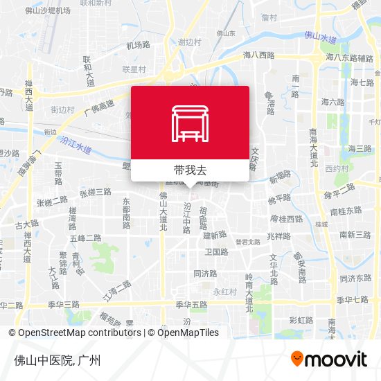 佛山中医院地图
