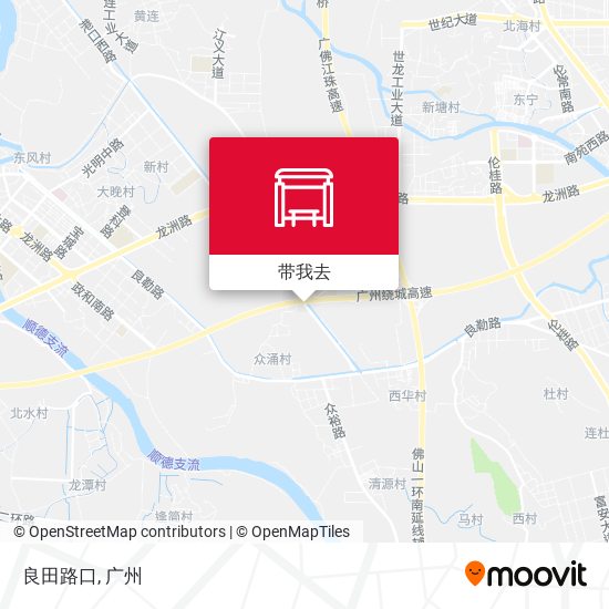 良田路口地图