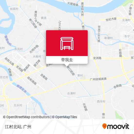 江村北站地图