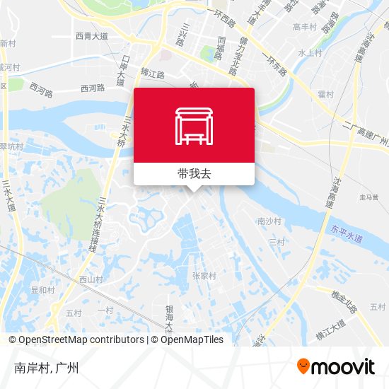 南岸村地图