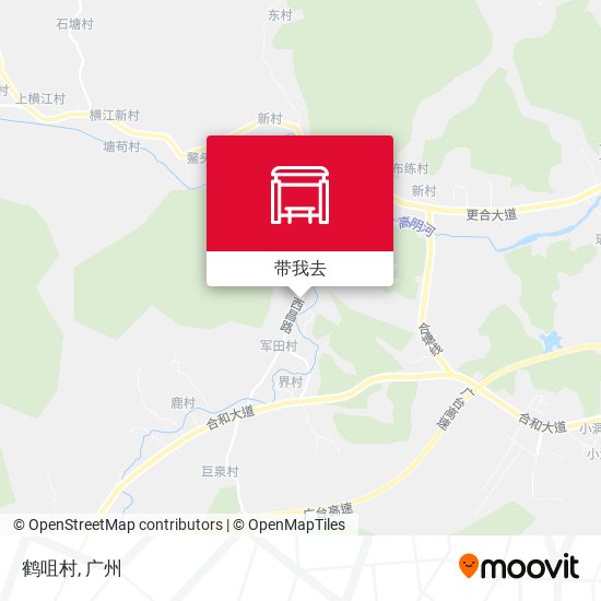 鹤咀村地图
