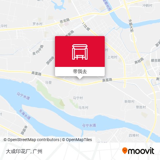 大成印花厂地图