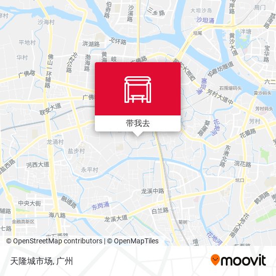 天隆城市场地图