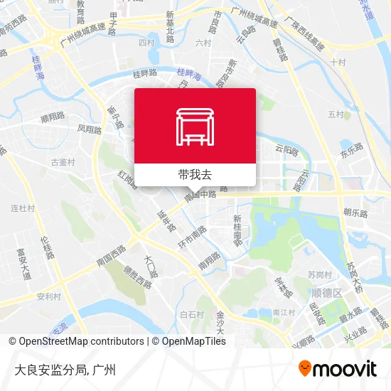 大良安监分局地图