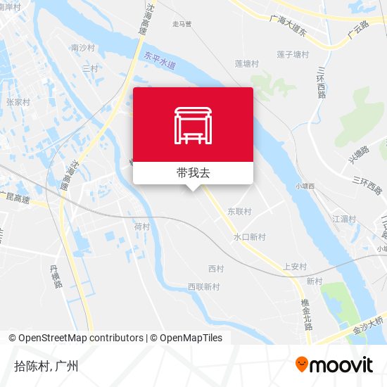 拾陈村地图