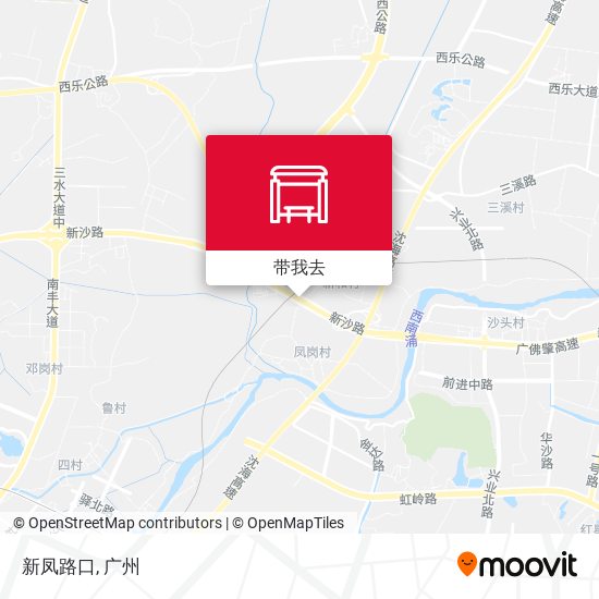 新凤路口地图