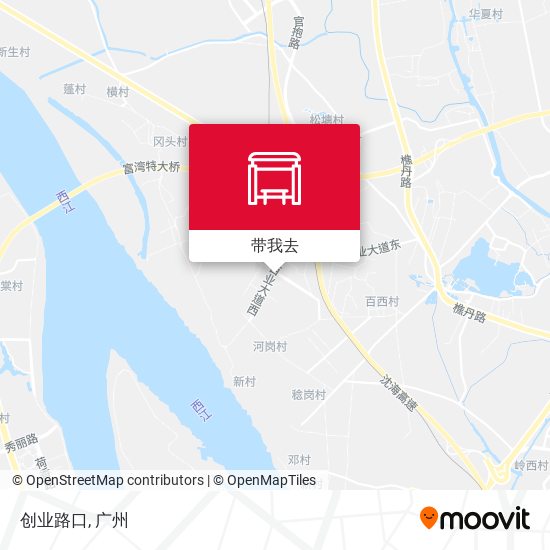 创业路口地图