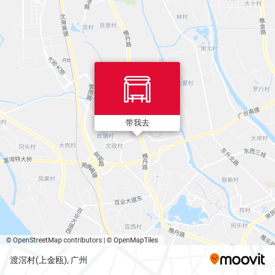 渡滘村(上金瓯)地图